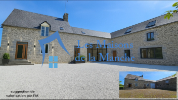 Maison 120m2 + bâtiment annexe 164m2 secteur Saint James (50240)