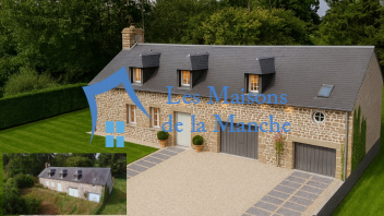 Jolie longère à rafraîchir à Montjoie-Saint-Martin, proche Saint-James