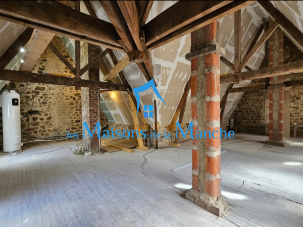 Grande maison de caractère aux multiples possibilités de 223 m² habitables (305m² exploitable) Située dans la belle commune de Chérencé-le-Roussel