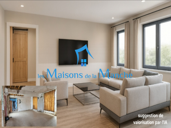 Grande maison de caractère aux multiples possibilités de 223 m² habitables (305m² exploitable) Située dans la belle commune de Chérencé-le-Roussel