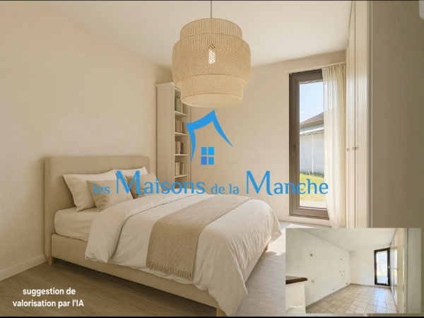 Grande maison de ville en pierre avec garages à St Hilaire du Harcouët