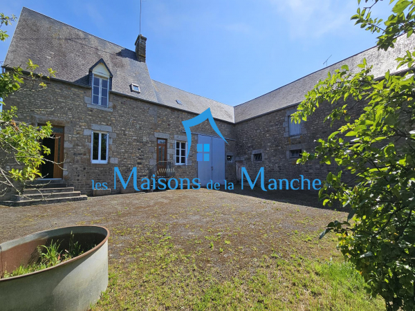 Ancienne ferme normande au calme - Fort potentiel- Proche Saint james