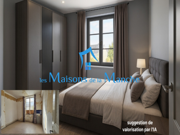 Grande maison de caractère aux multiples possibilités de 223 m² habitables (305m² exploitable) Située dans la belle commune de Chérencé-le-Roussel