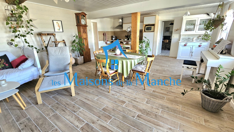 Exclusivité – Maison de 112 m² au Mesnil Adelée avec 2 382 m² de terrain arboré. au calme