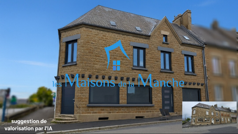 Grande maison de caractère aux multiples possibilités de 223 m² habitables (305m² exploitable) Située dans la belle commune de Chérencé-le-Roussel