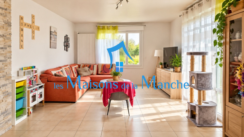 Maison familiale de 5 chambres sur sous-sol complet, à proximité de Pontorson et du Mont-Saint-Michel.