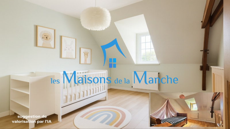 Jolie longère à rafraîchir à Montjoie-Saint-Martin, proche Saint-James