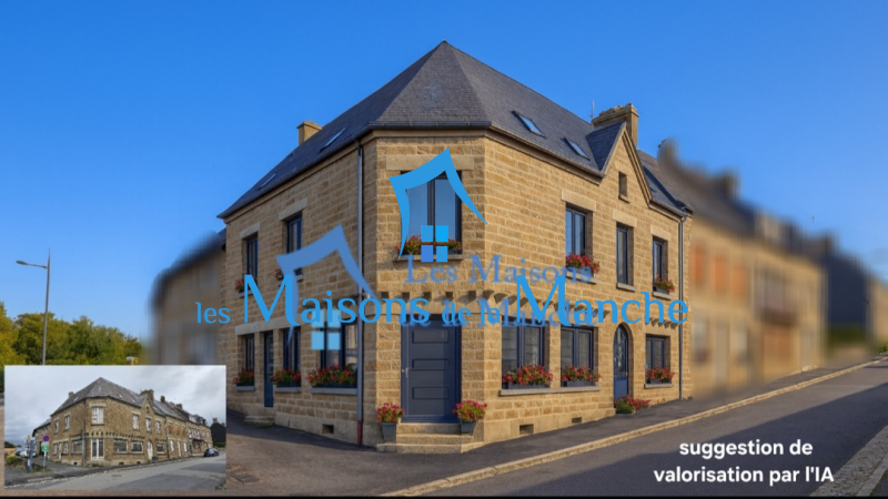 Grande maison de caractère aux multiples possibilités de 223 m² habitables (305m² exploitable) Située dans la belle commune de Chérencé-le-Roussel