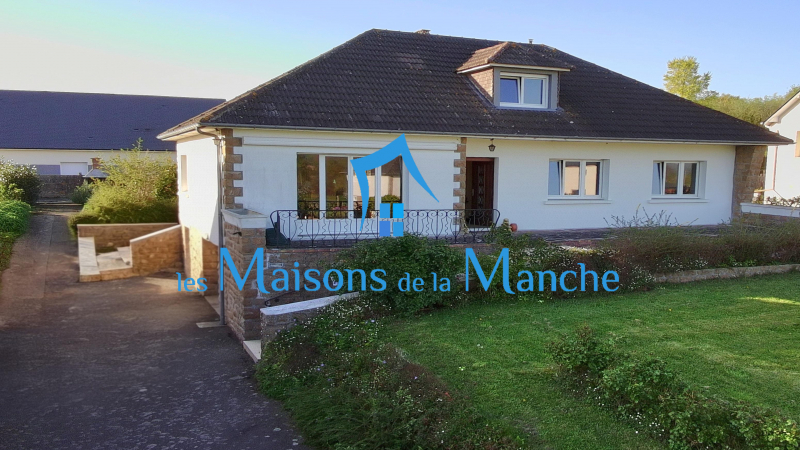 Maison familiale et lumineuse avec jardin, terrasse et sous-sol - Ponts 50300