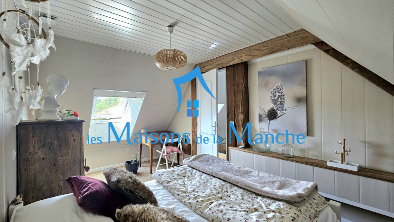Exclusivité – Maison de 112 m² au Mesnil Adelée avec 2 382 m² de terrain arboré. au calme