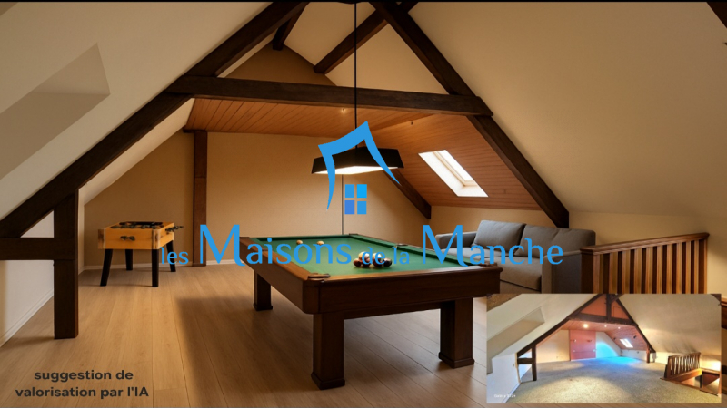 Grande maison de ville en pierre avec garages à St Hilaire du Harcouët