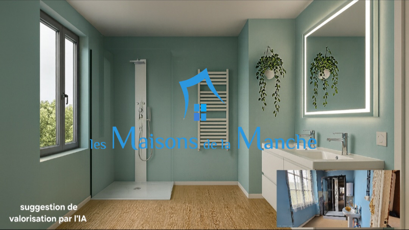 Grande maison de caractère aux multiples possibilités de 223 m² habitables (305m² exploitable) Située dans la belle commune de Chérencé-le-Roussel