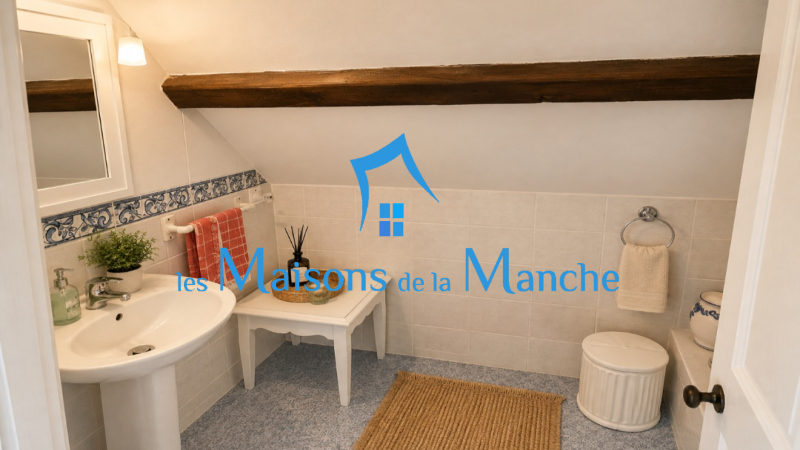 Maison de caractère en pierre avec jardin arboré et ancien four à pain – Brécey