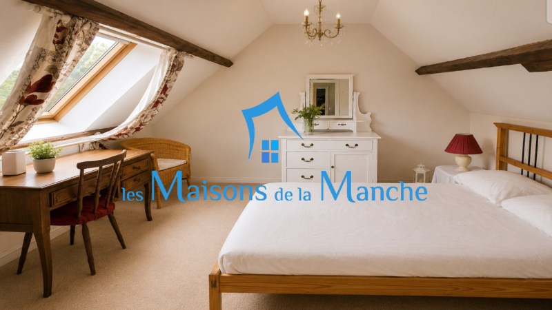 Maison de caractère en pierre avec jardin arboré et ancien four à pain – Brécey