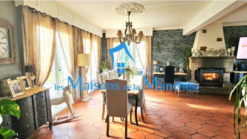 Maison familiale 7 pièces – 171 m² habitables (213 m² exploitable) – Terrain 4 400 m² – Sous-sol complet – Proche Saint Hilaire du Harcouët