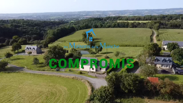 Jolie maison 6 pièces sur 1600m2 au calme et vue panoramique secteur Brécey