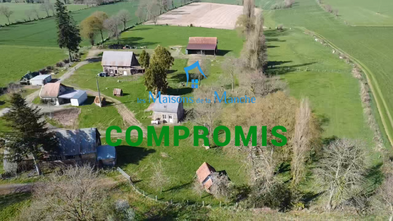 Ancien corps de ferme sur 2 hectares secteur Brécey