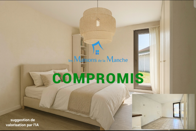 Grande maison de ville en pierre avec garages à St Hilaire du Harcouët